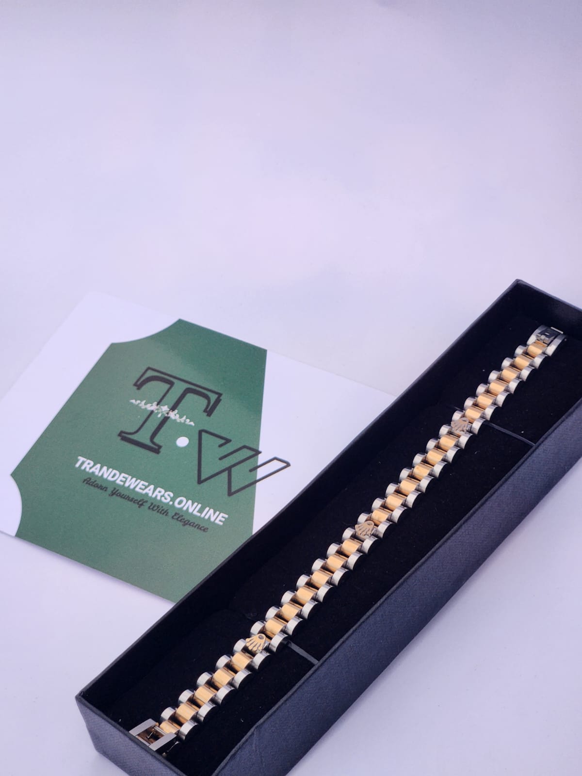 RB2 - Gold and Silver Color Rolex Bracelet