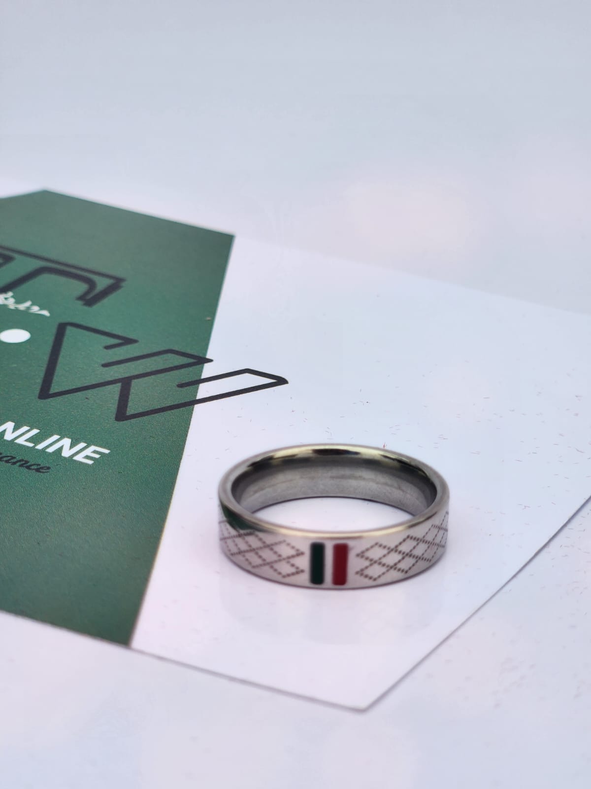 M2 - Silver Color Gucci Style Metal Ring