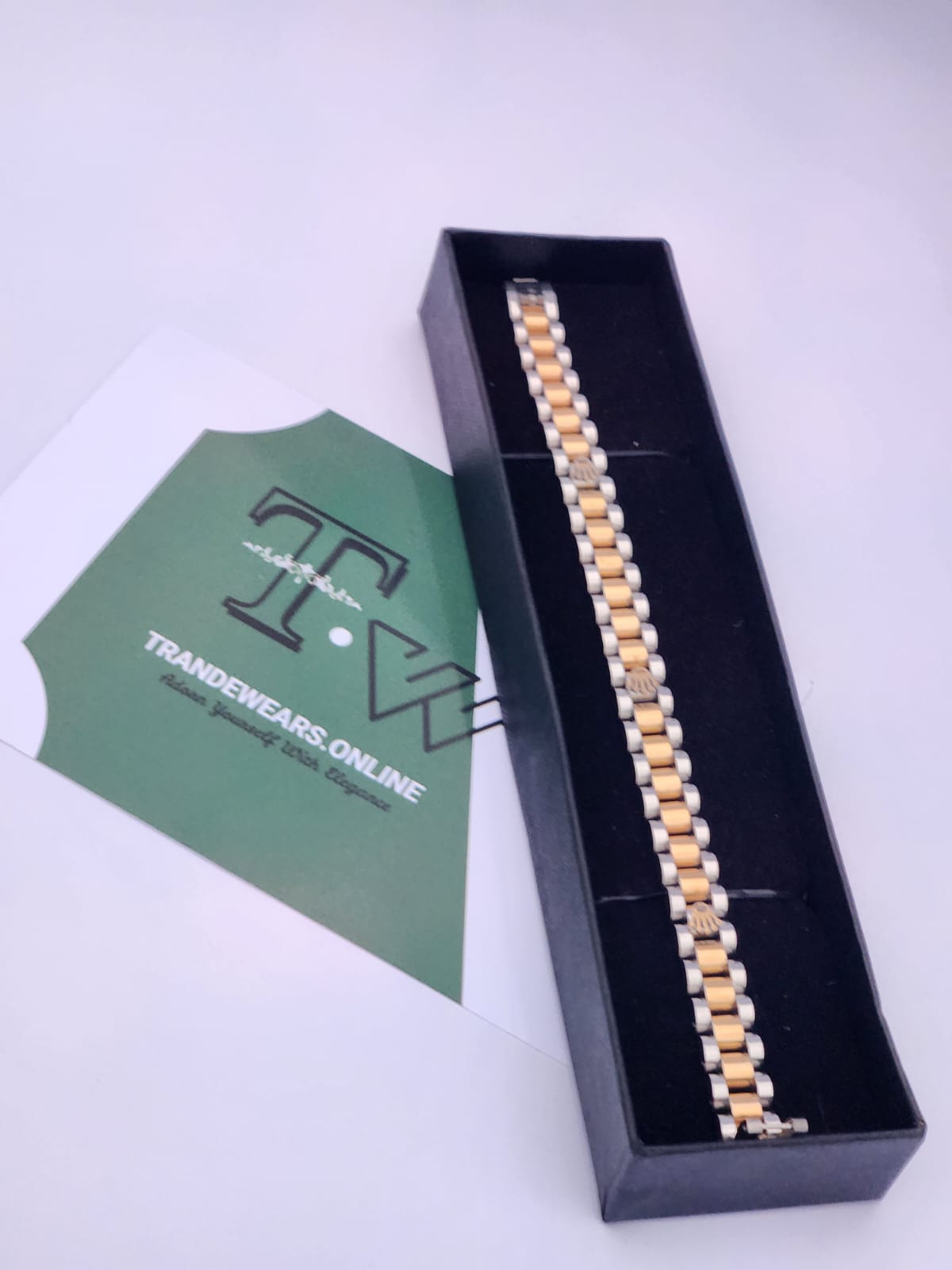 RB2 - Gold and Silver Color Rolex Bracelet