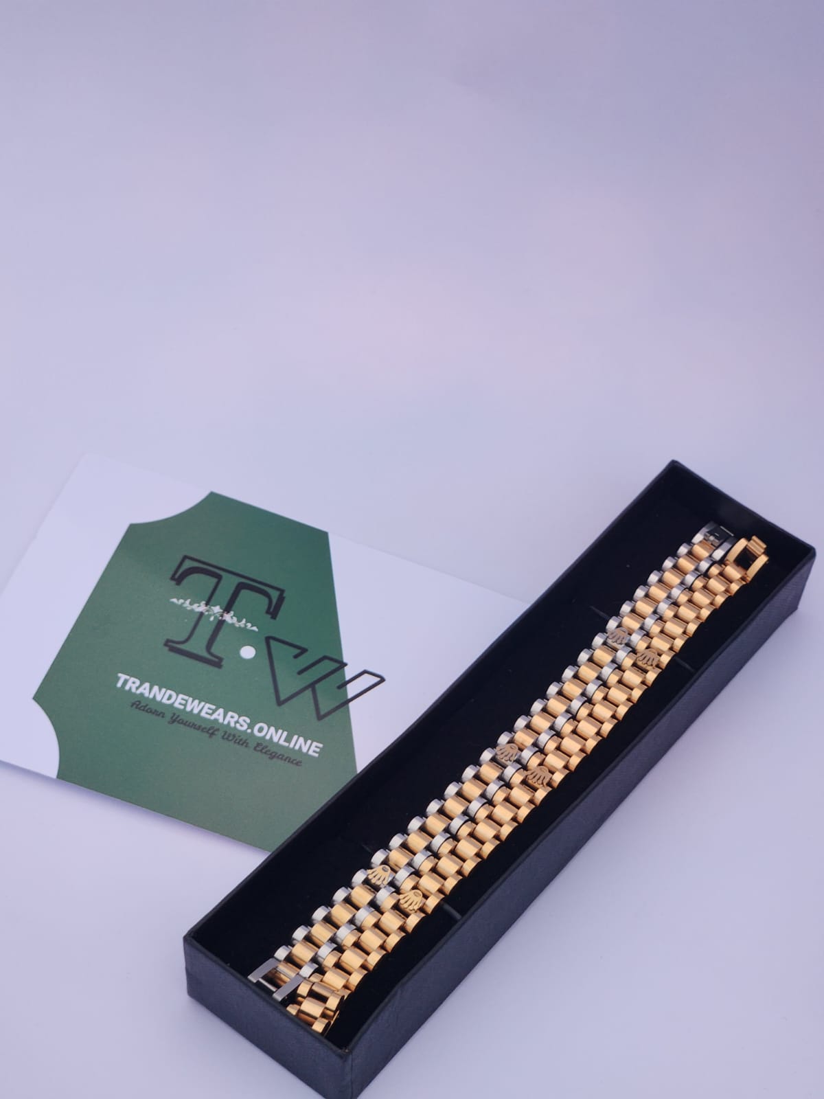 RB1 - Gold Color Rolex Bracelet